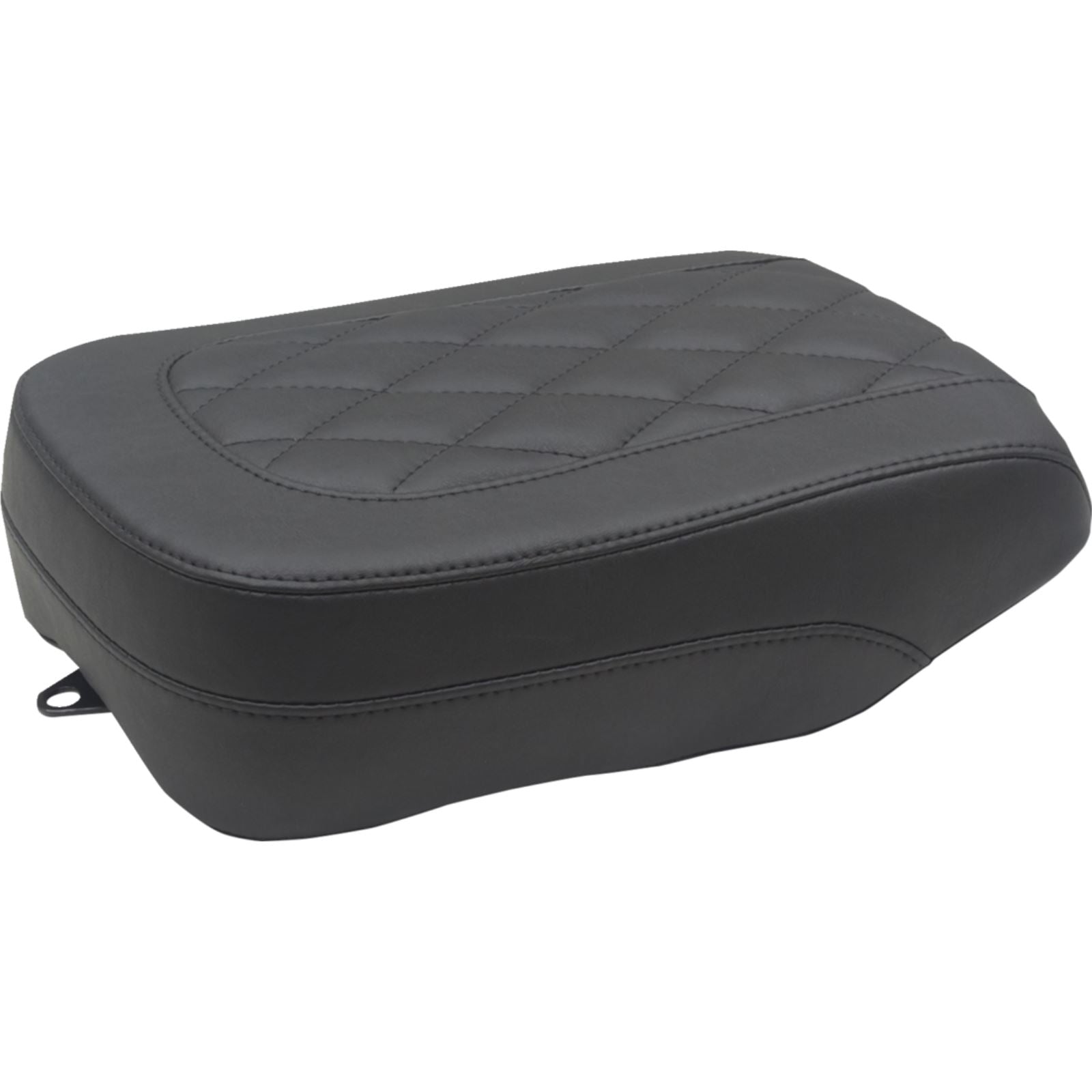 Mustang Motorcycle Products Squareback Seat - Passenger - Black - Diamond Stitch - Vulcan S '15-'23 76431_1156917