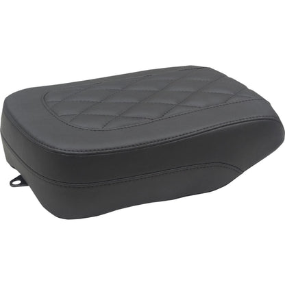 Mustang Motorcycle Products Squareback Seat - Passenger - Black - Diamond Stitch - Vulcan S '15-'23 76431_1156917