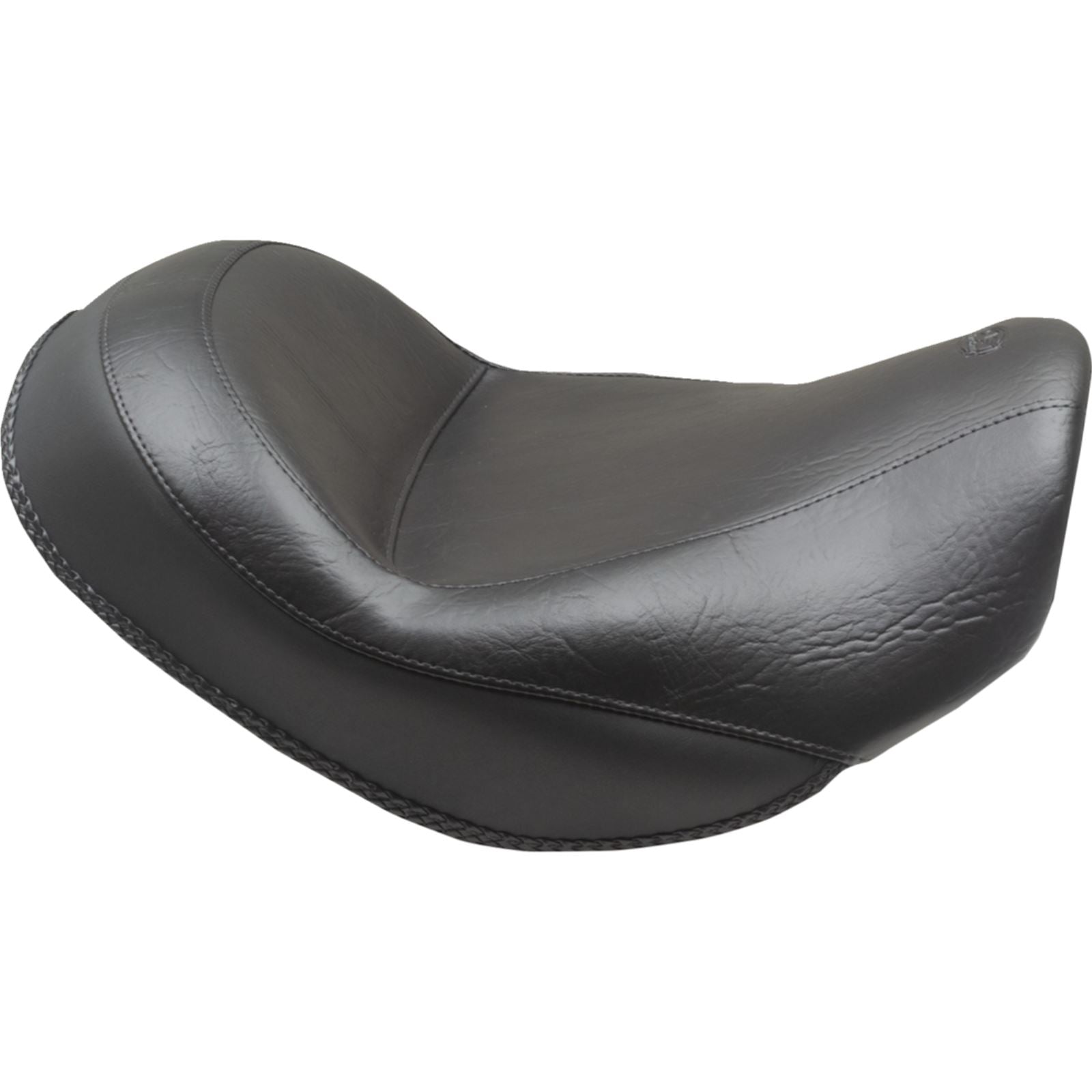 Mustang Motorcycle Products Wide Touring Solo Seat - Black - Plain - w/o Backrest - C90T '15-'19 85204_1156931