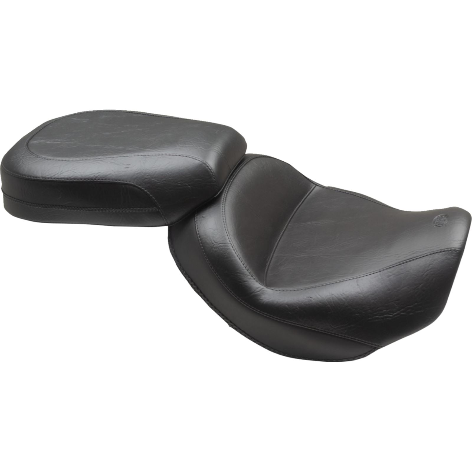 Mustang Motorcycle Products Wide Touring Solo Seat - Black - Plain - w/o Backrest - C90T '15-'19 85204_1156925