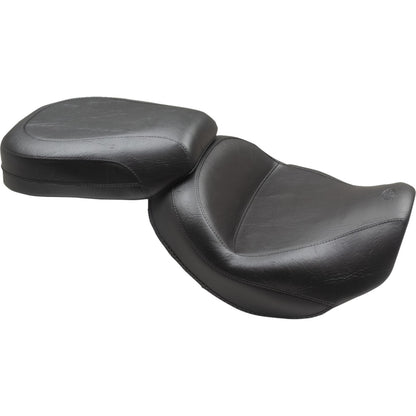 Mustang Motorcycle Products Wide Touring Solo Seat - Black - Plain - w/o Backrest - C90T '15-'19 85204_1156925