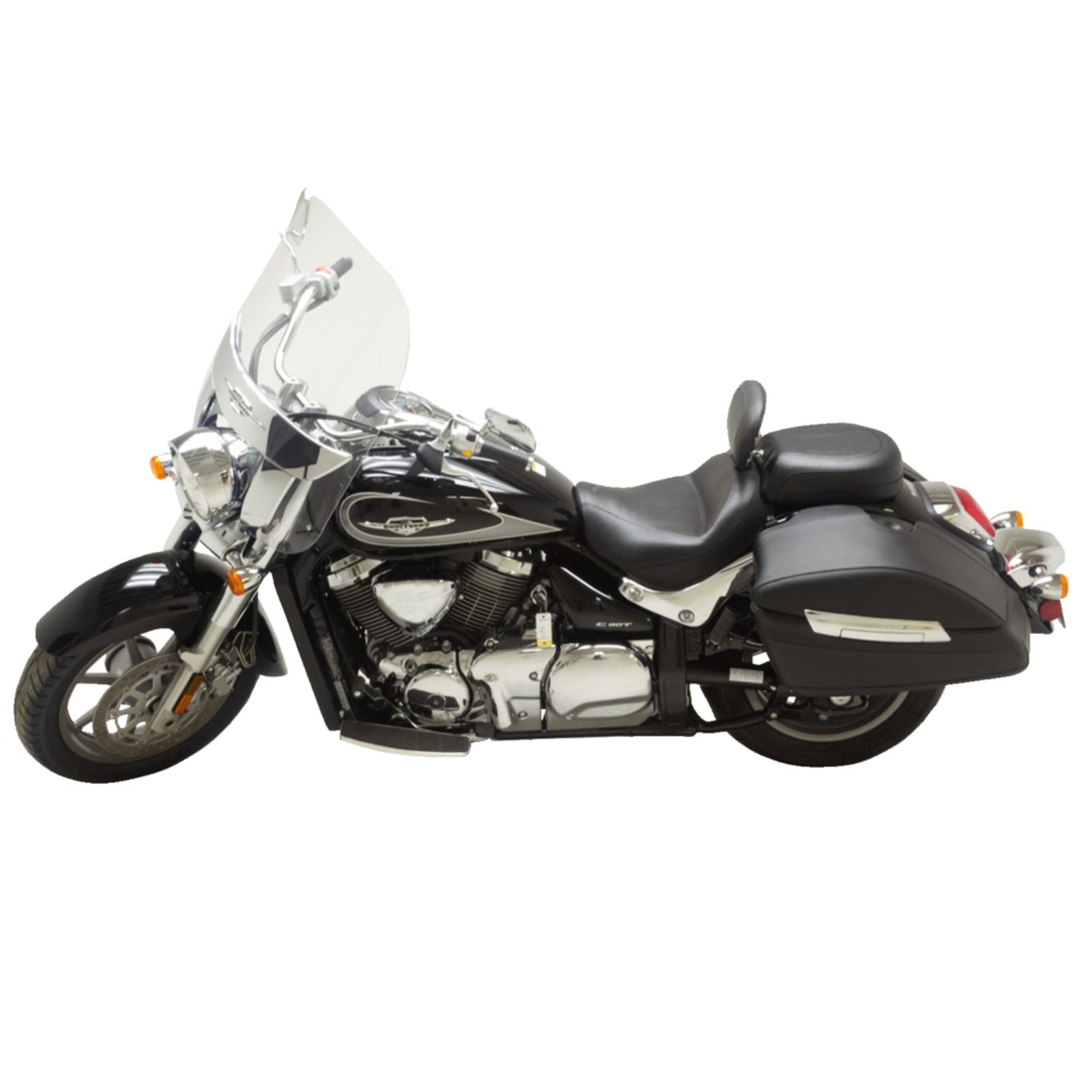 Mustang Motorcycle Products Recessed Wide Touring Seat - Passenger - Black w/o Studs - C90T '15-'19 89207_1156915