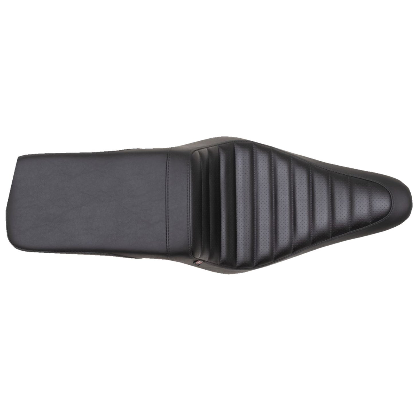 Mustang Motorcycle Products Squareback Seat - Black - Tuck-n-Roll - Bolt '14-'22 75697_1156903