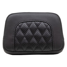 Mustang Motorcycle Products Squareback Sissy Bar Pad - Black - Diamond Stitch - Chief '22-'23 88206_1156906