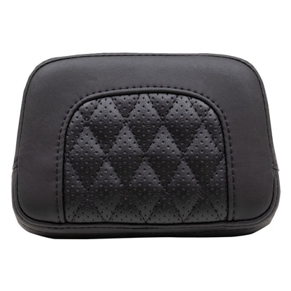 Mustang Motorcycle Products Squareback Sissy Bar Pad - Black - Diamond Stitch - Chief '22-'23 88206_1156906