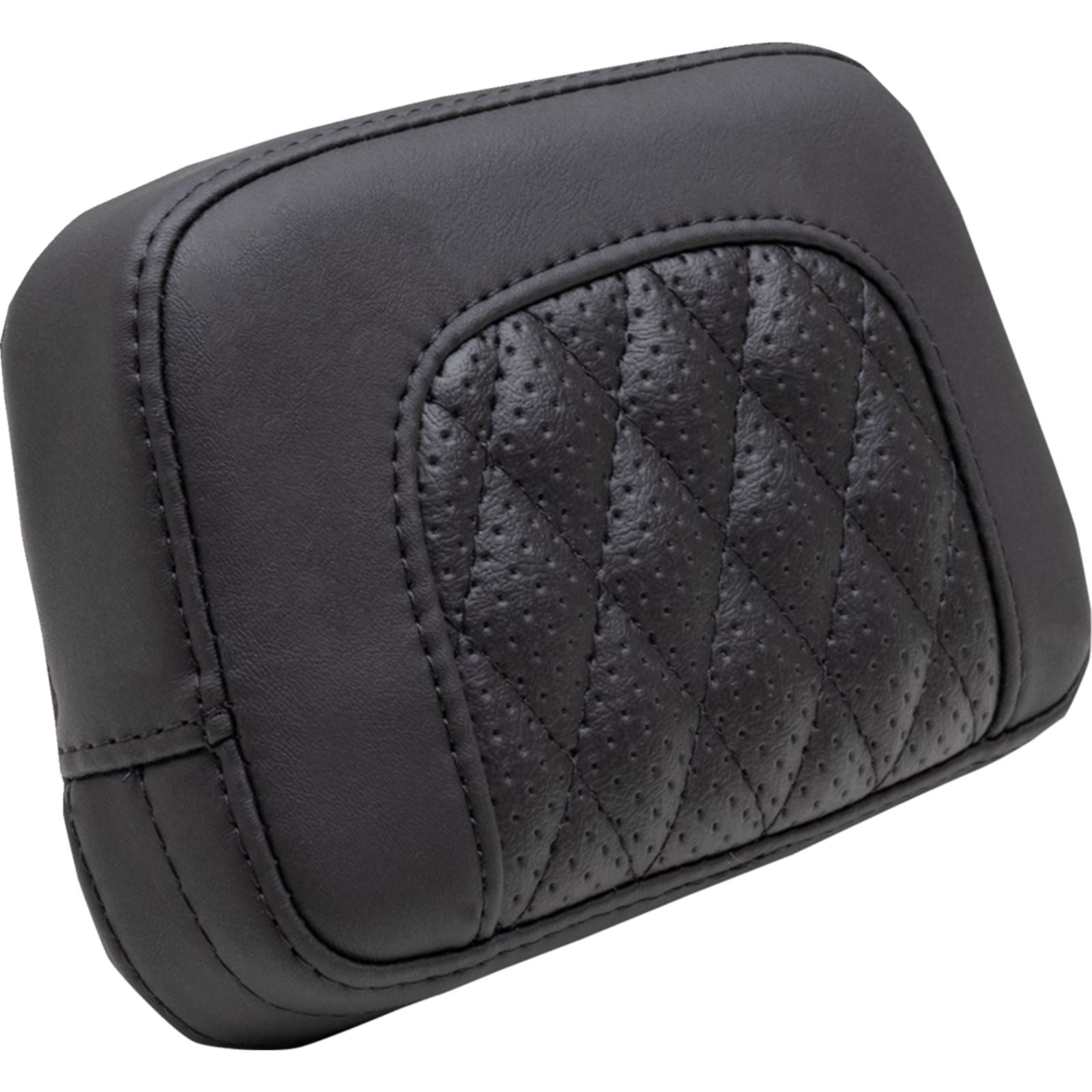Mustang Motorcycle Products Squareback Sissy Bar Pad - Black - Diamond Stitch - Chief '22-'23 88206_1156907