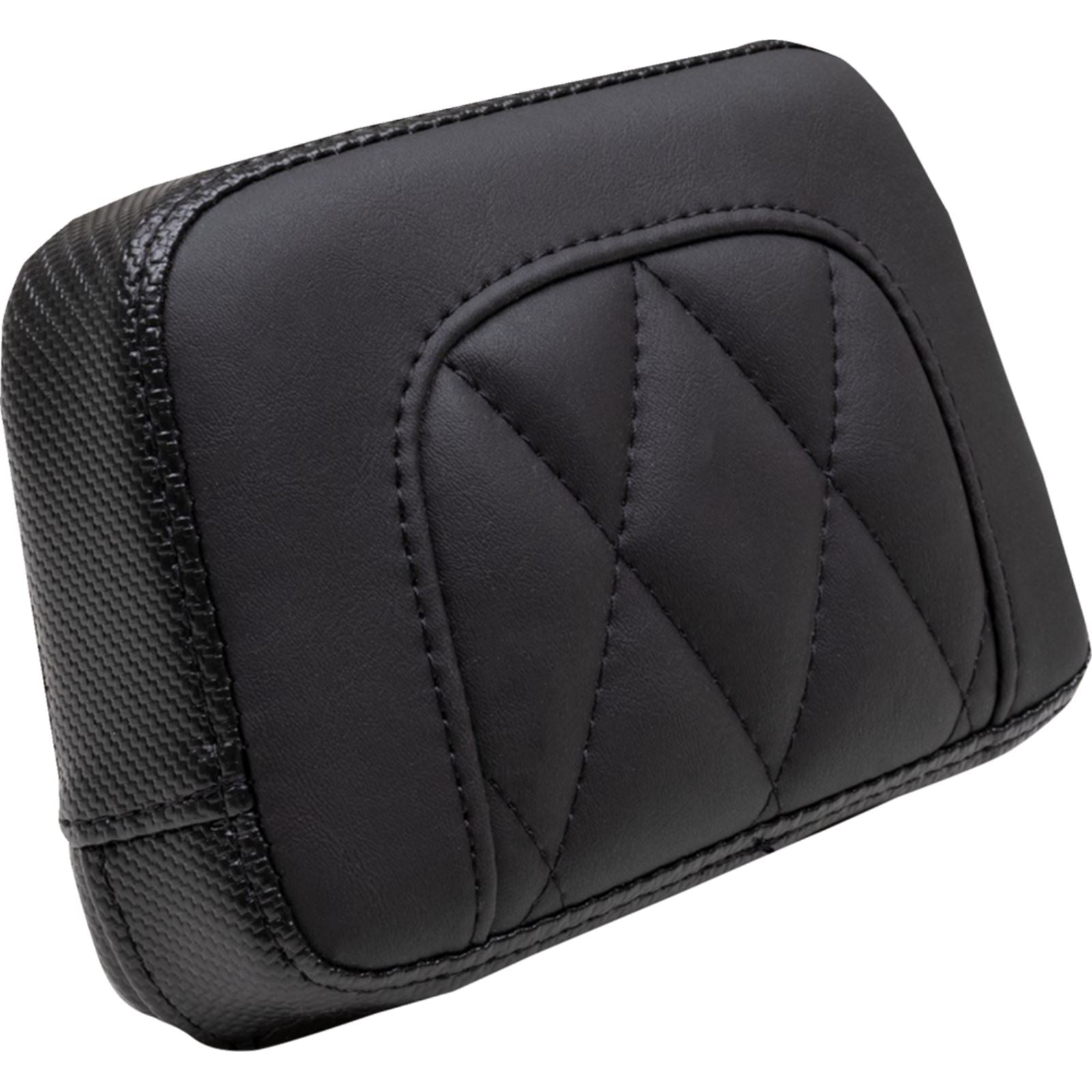 Mustang Motorcycle Products Touring Sissy Bar Pad - Standard - Black - Diamond Stitch - Chief '22-'23 88205_1156909