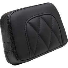 Mustang Motorcycle Products Touring Sissy Bar Pad - Standard - Black - Diamond Stitch - Chief '22-'23 88205_1156909