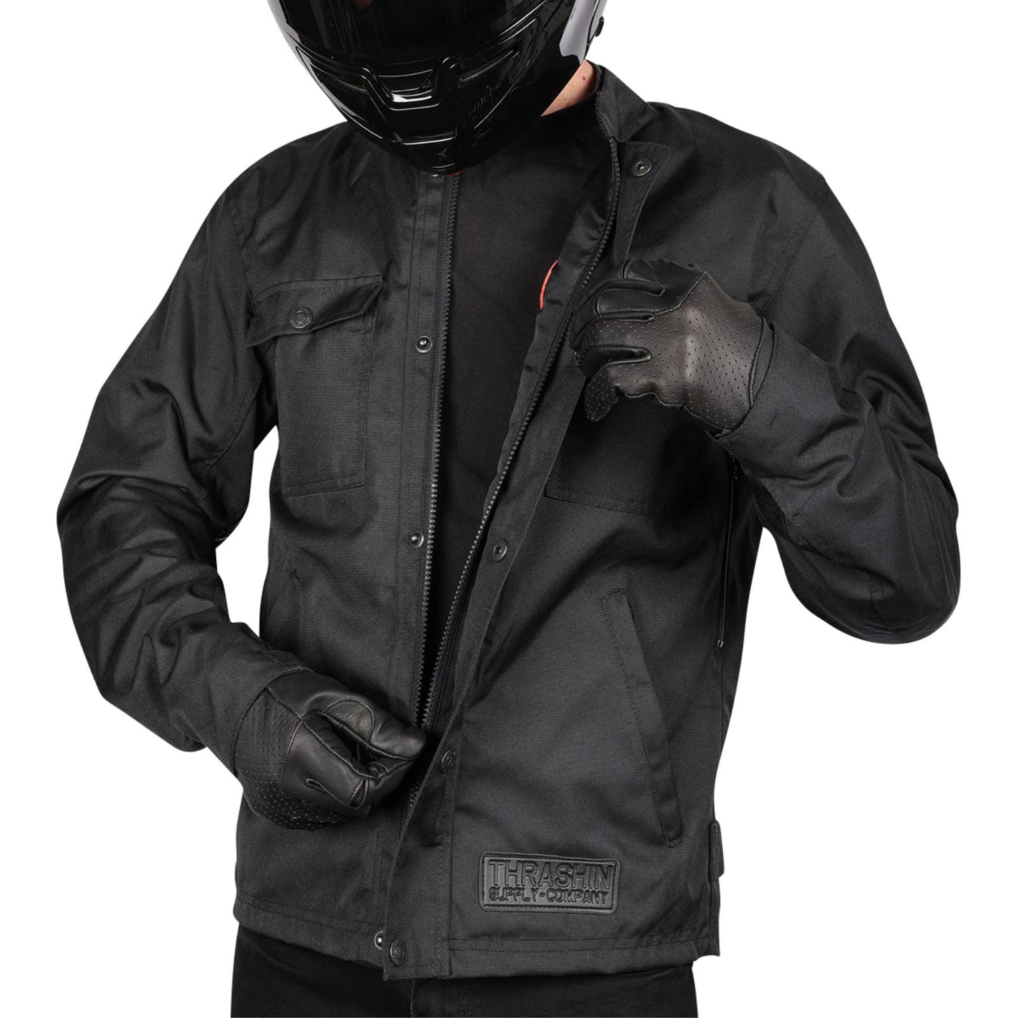 Thrashin Supply Company Atlas v2 Riding Jacket - Black_1149428