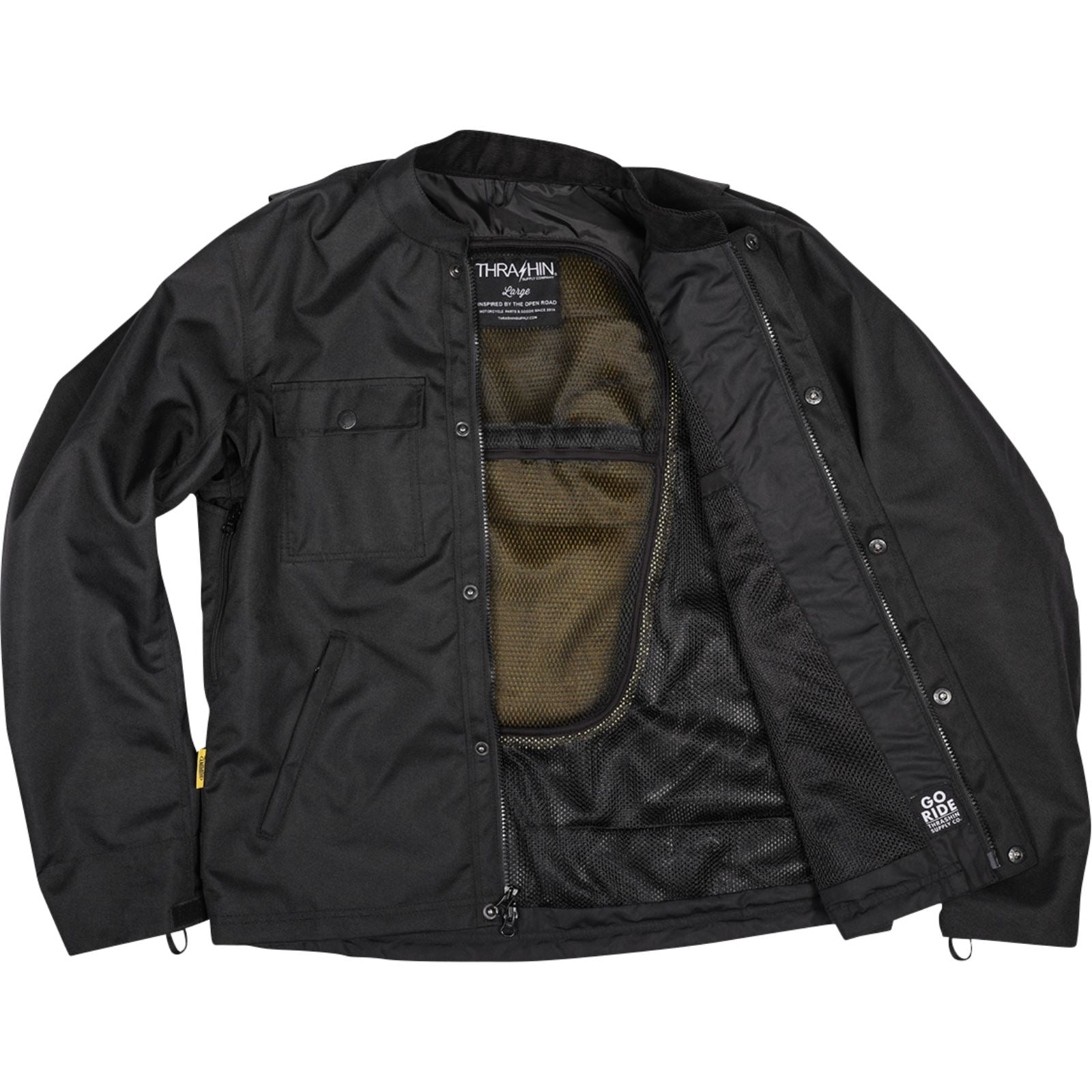 Thrashin Supply Company Atlas v2 Riding Jacket - Black_1149417