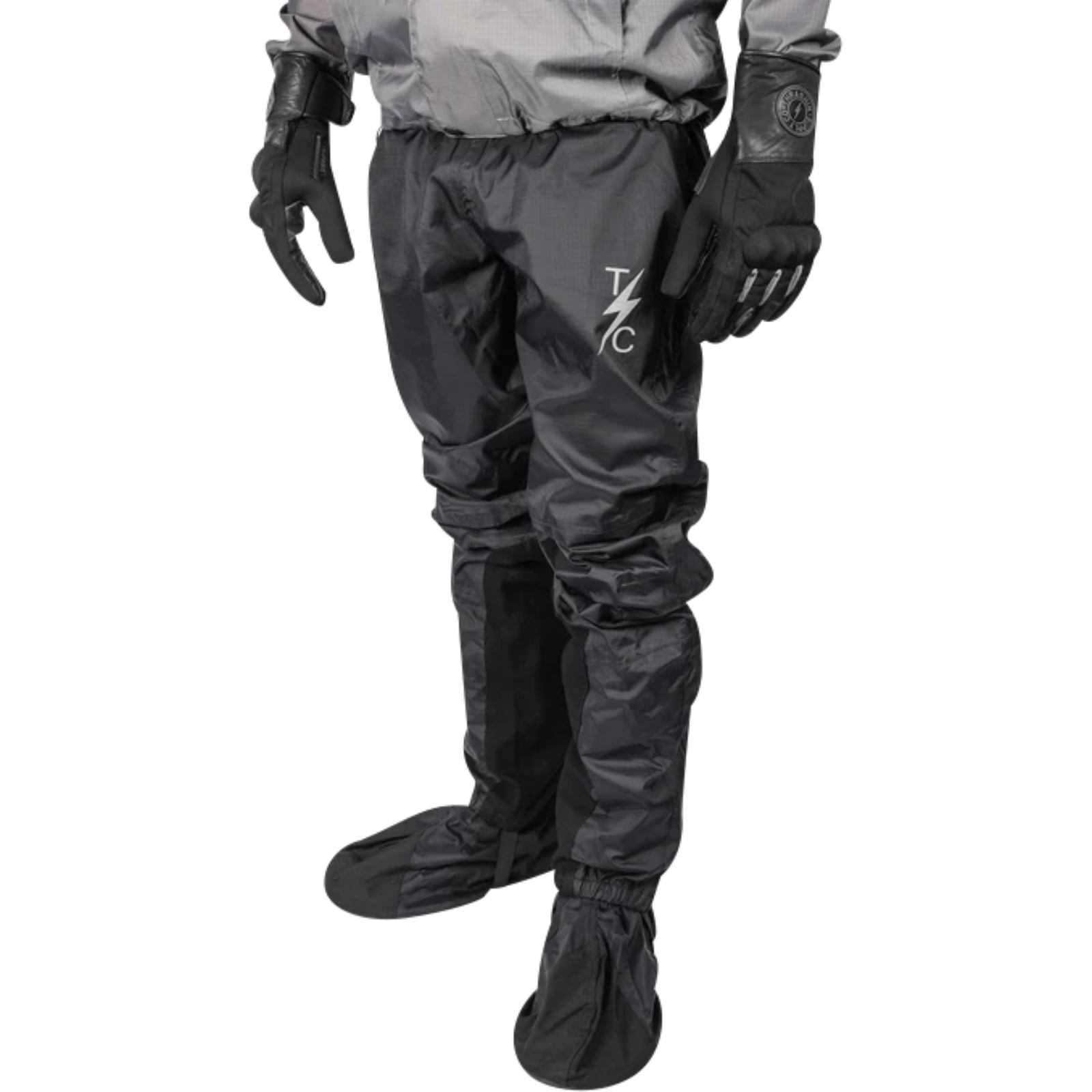 Thrashin Supply Company Mission Rain Pants - Black - S/M [MPN: TMJ-08-08]_1149521