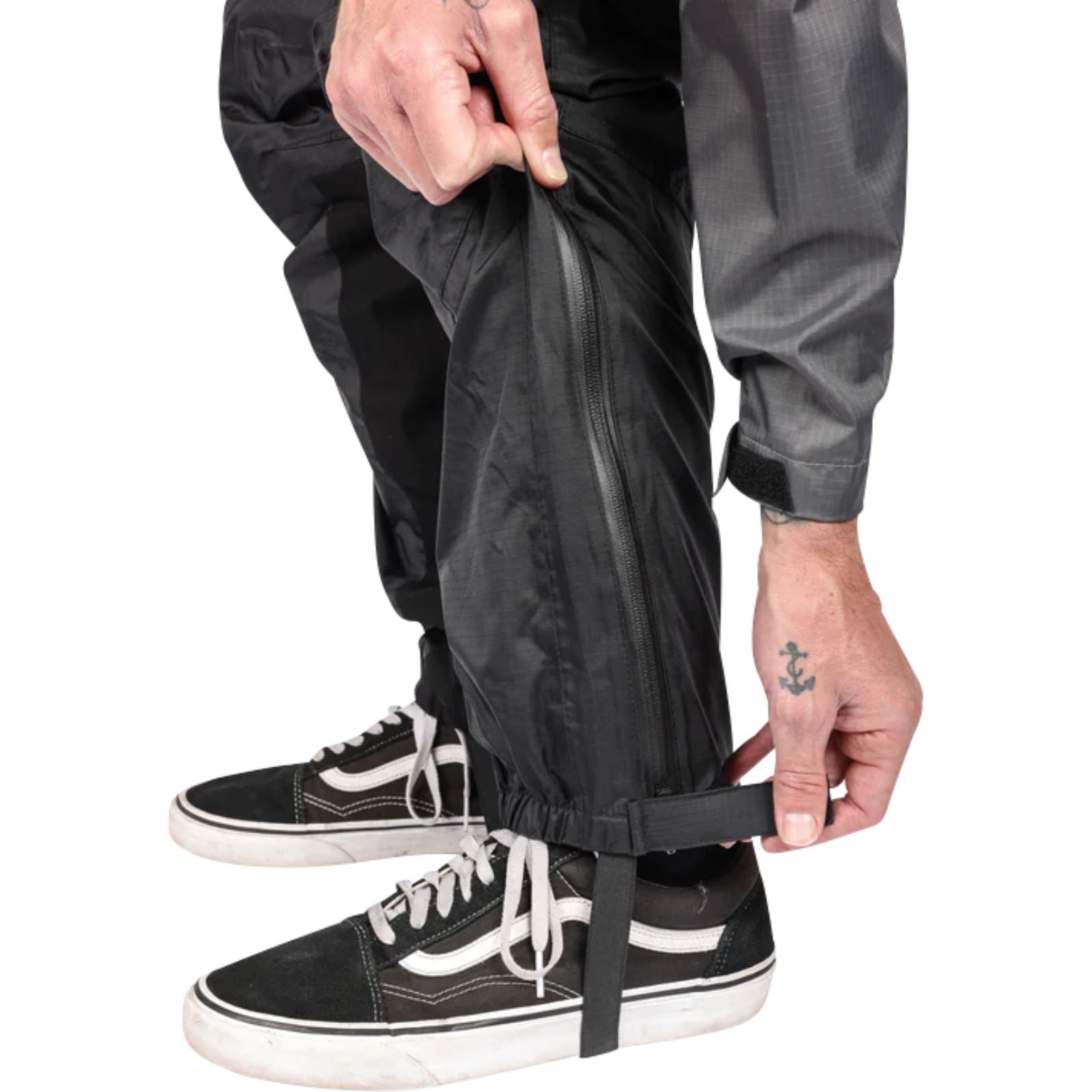 Thrashin Supply Company Mission Rain Pants - Black - S/M [MPN: TMJ-08-08]_1149522