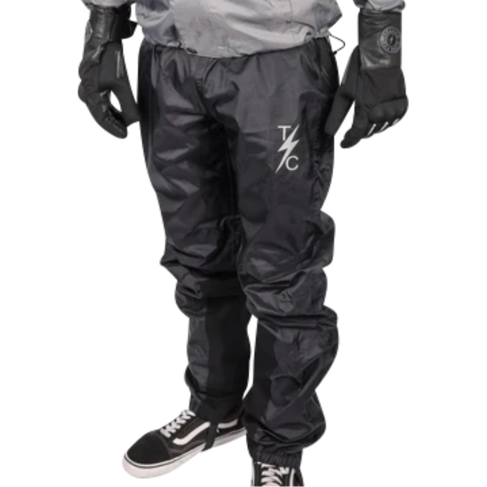 Thrashin Supply Company Mission Rain Pants - Black - S/M [MPN: TMJ-08-08]_1149528