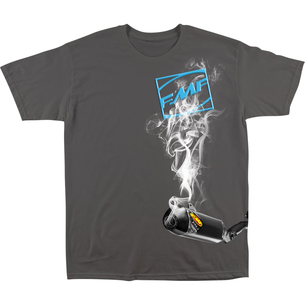 FMF Racing Boxcage T-Shirt - Charcoal - 2XL [MPN: SP23118916CHA2X]_1149563
