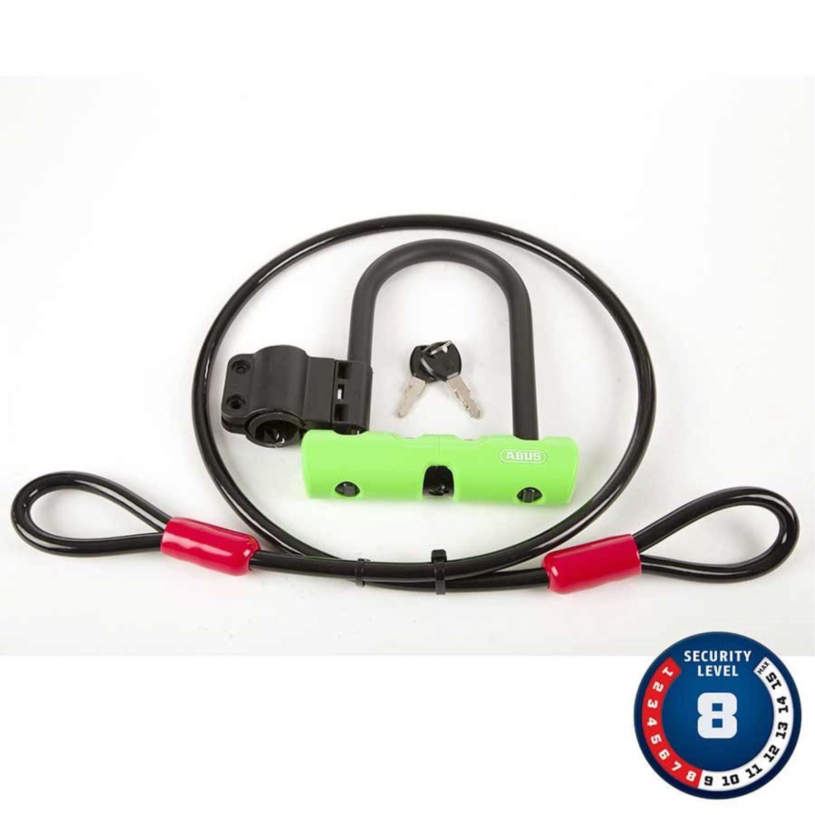 ABUS Ultra Mini + Cobra U-Lock and Cable - 12mm x 140mm x 150mm [MPN: 345968]_1149676