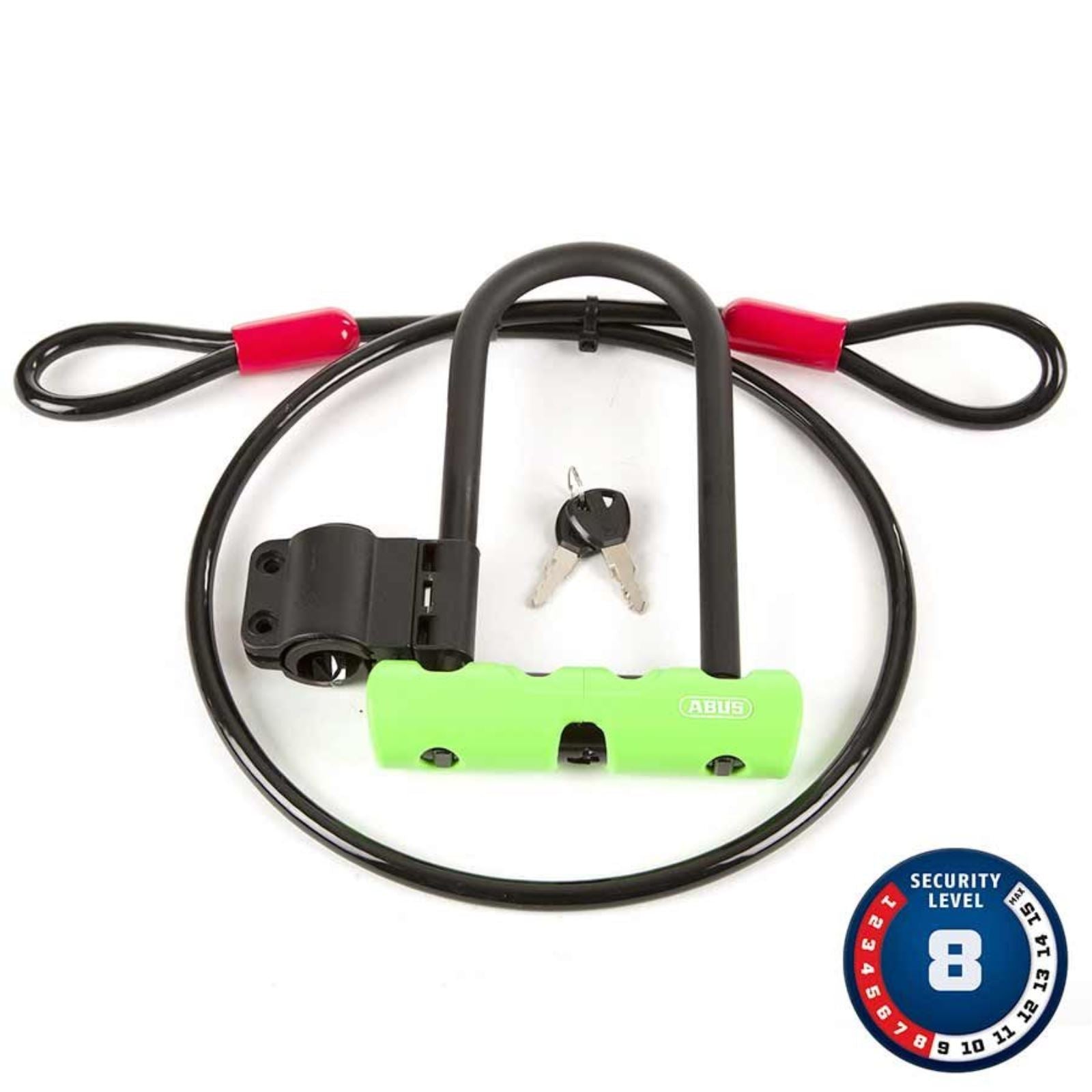 ABUS Ultra Mini + Cobra U-Lock and Cable - 12mm x 150mm x 180mm [MPN: 345975]_1149678