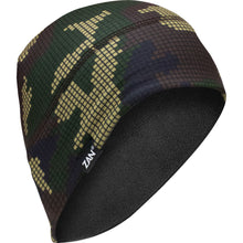 Zan SportFlex® Helmet Liner/Beanie - Microfleece Lined - Digi Woodland Camo [MPN: WHLF621]_1368509