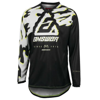 Answer Men's A23.5 Syncron Meltdown Jersey - Grey/Hyper Acid/Black_1153553