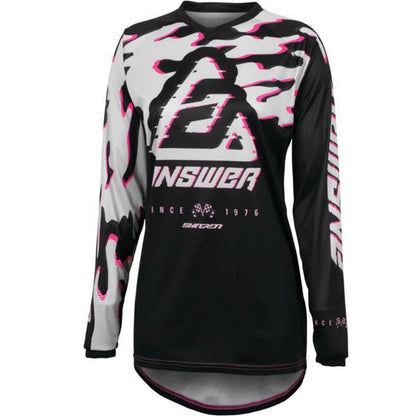 Women's A23.5 Syncron Meltdown Jersey - Black/Magenta/Grey - XL_1153563