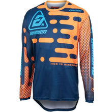 Answer Men's A23.5 Arkon Boost Jersey - Navy/Hyper Orange/Light Blue - Small 447964_1153581