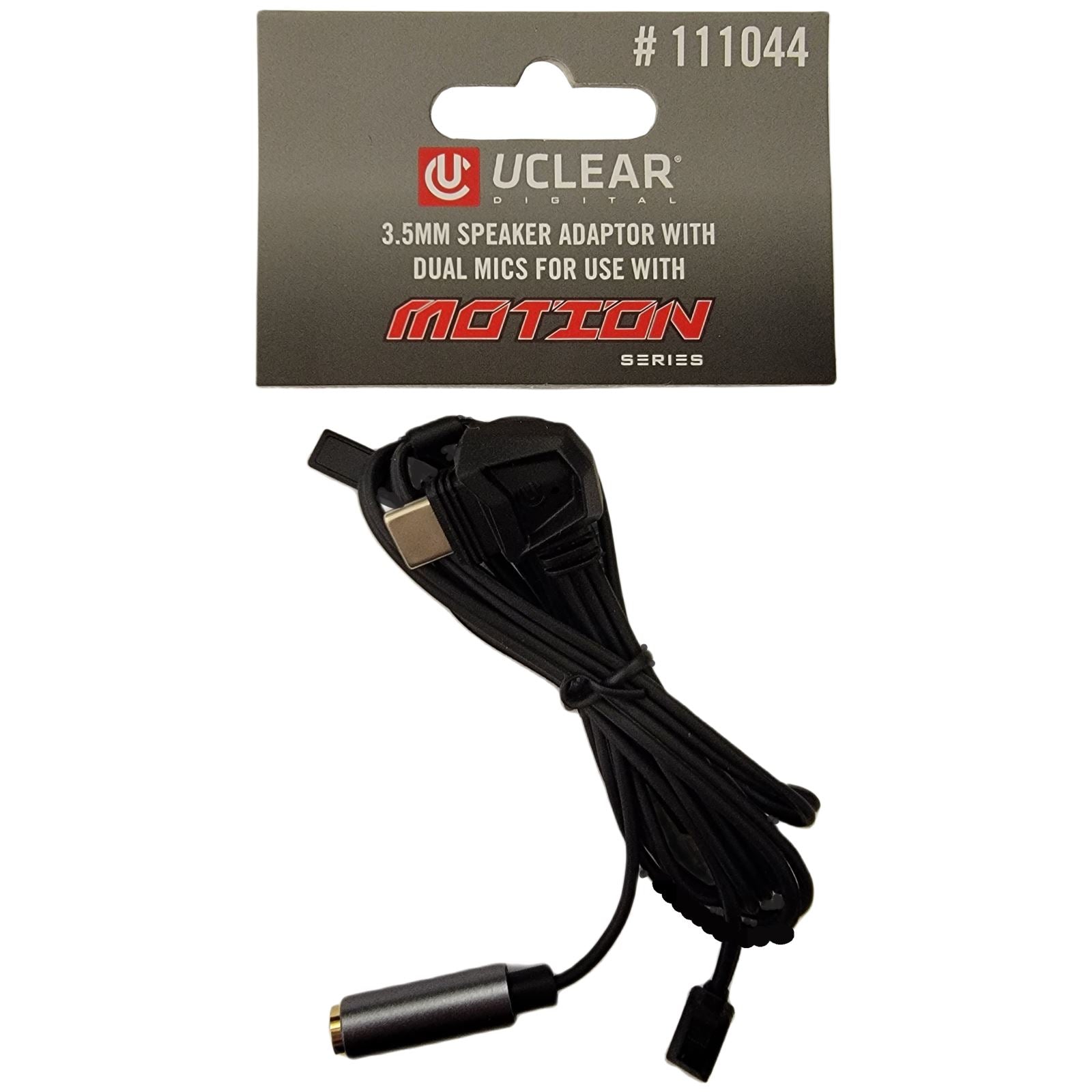 UClear 3.5mm Speaker Adaptor w/Dual Mics for Use with Motion Serie [MPN: 111044]_1166990