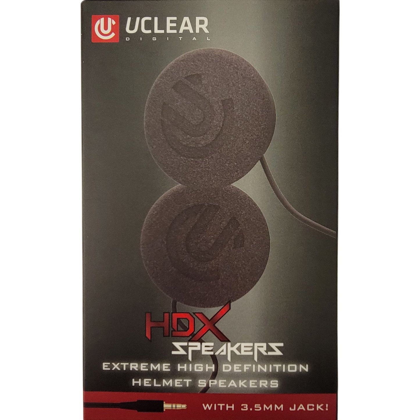 UClear HDX Helmet Speakers 47mm Diameter 3.5mm Jack 111045_1166988