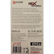 UClear HDX Helmet Speakers 47mm Diameter 3.5mm Jack OPEN BOX [MPN: 111045]_2110330
