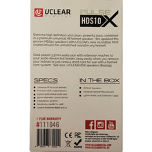 UClear HDS10X Helmet Speakers 40mm Diameter 3.5mm Jack 111046_1171480