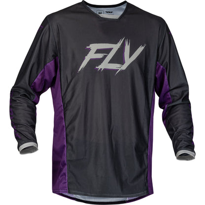 Fly Racing Kinetic Mesh Rave Jersey - Black/Purple/Silver - 2XL [MPN: 377-3102X]_1154087