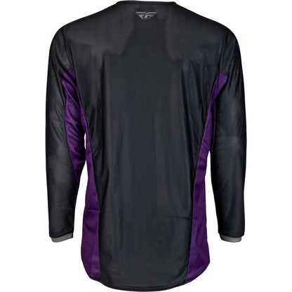 Fly Racing Kinetic Mesh Rave Jersey - Black/Purple/Silver - 2XL [MPN: 377-3102X]_1154113