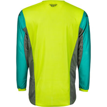 Fly Racing Kinetic Mesh Kore Jersey- Hi-Vis/Teal/Grey - XL [MPN: 377-316X]_1154091