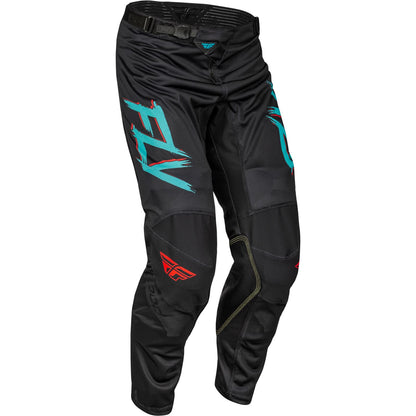 FLY Racing Kinetic Mesh Rave Pants - Red/Black/Mint_1154182