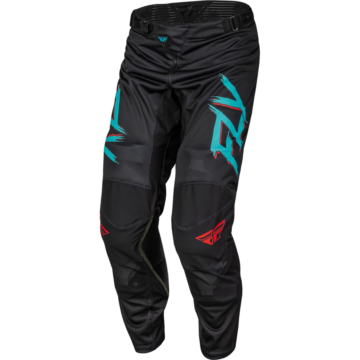 FLY Racing Kinetic Mesh Rave Pants - Red/Black/Mint_1154184