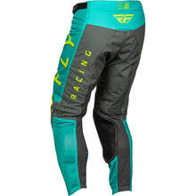 Fly Racing Kinetic Mesh Kore Pants - Hi-Vis/Teal/Grey_1154189