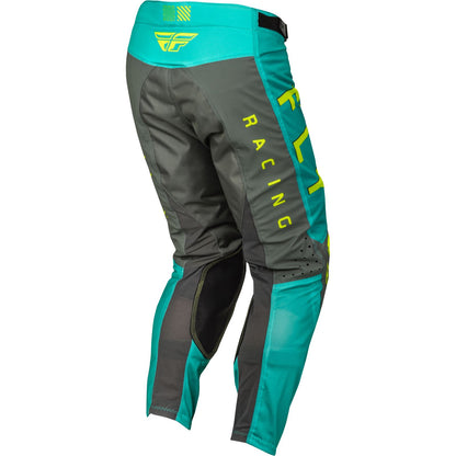 Fly Racing Kinetic Mesh Kore Pants - Hi-Vis/Teal/Grey_1154190