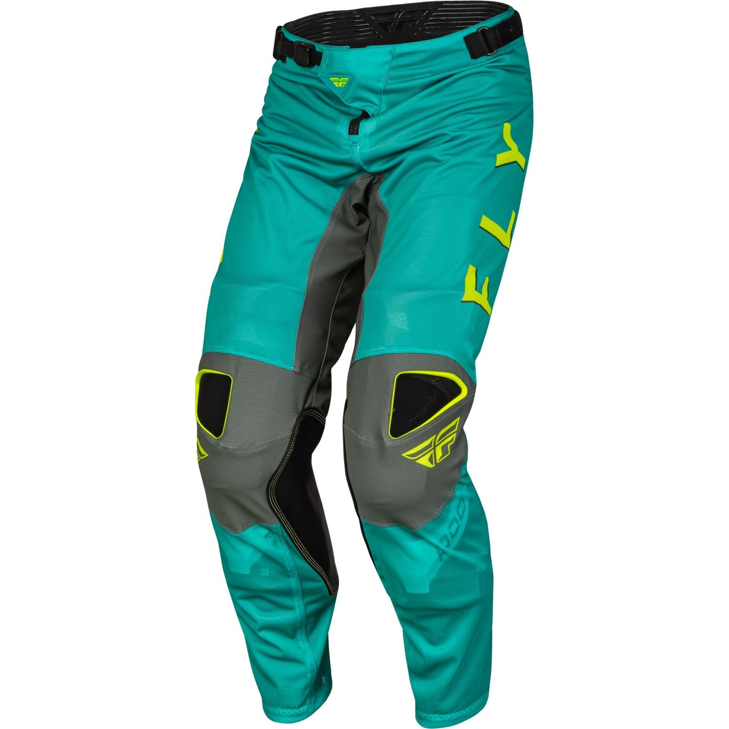 Fly Racing Kinetic Mesh Kore Pants - Hi-Vis/Teal/Grey_1154191