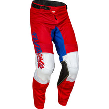 Fly Racing Youth Kinetic Mesh Khaos Pants - Red/White/Blue_1154311