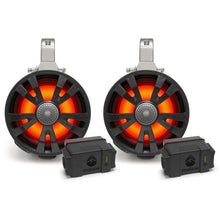 Ecoxgear 8" Speakers Two Amplified + Two Batteries - Black - 2/Pack [MPN: SEI-ETAMPBAT7701]_1154609