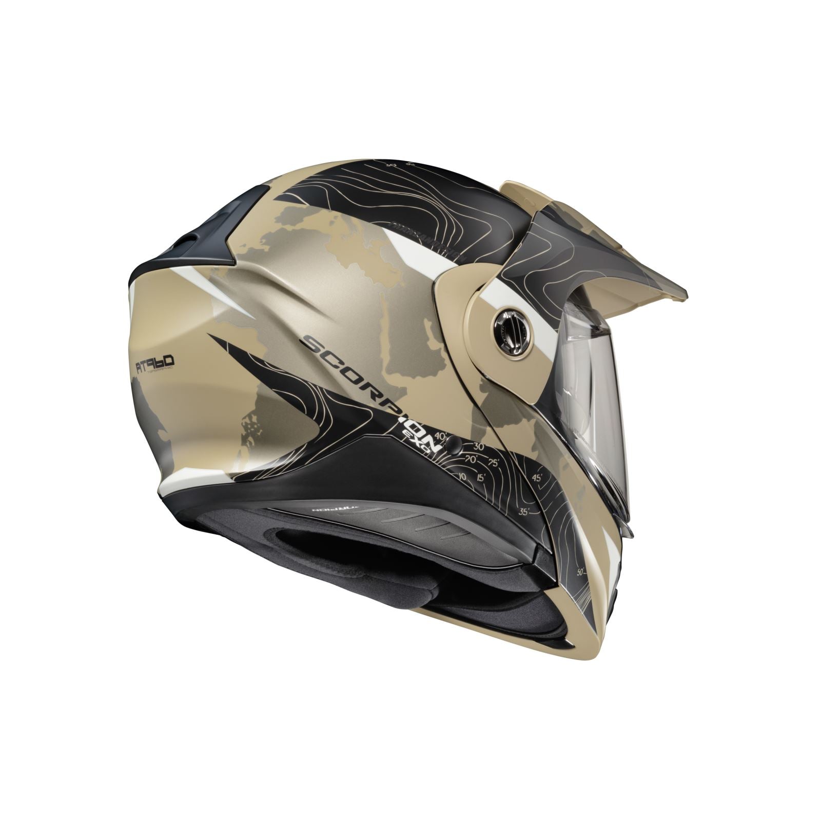 ScorpionEXO EXO-AT960 Modular Helmet - Sand/Black - 3XL OPEN BOX [MPN: 96-1048]_1947288