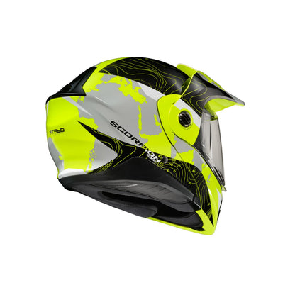 ScorpionEXO Exo-AT960 Modular Helmet - Topographic Hi-Vis/Black - Large 96-1055_1154814