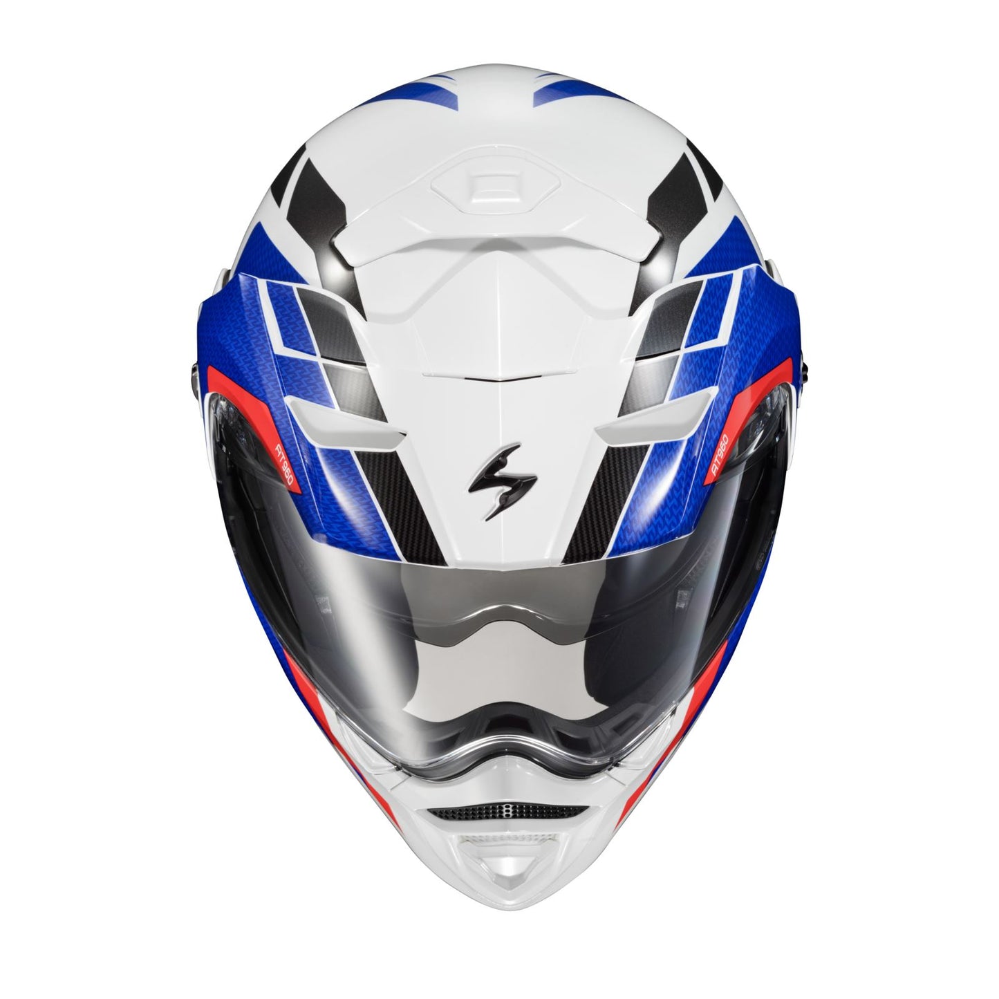 ScorpionEXO Exo-AT960 Modular Helmet - Hicks White/Blue - Medium [MPN: 96-1164]_1154850