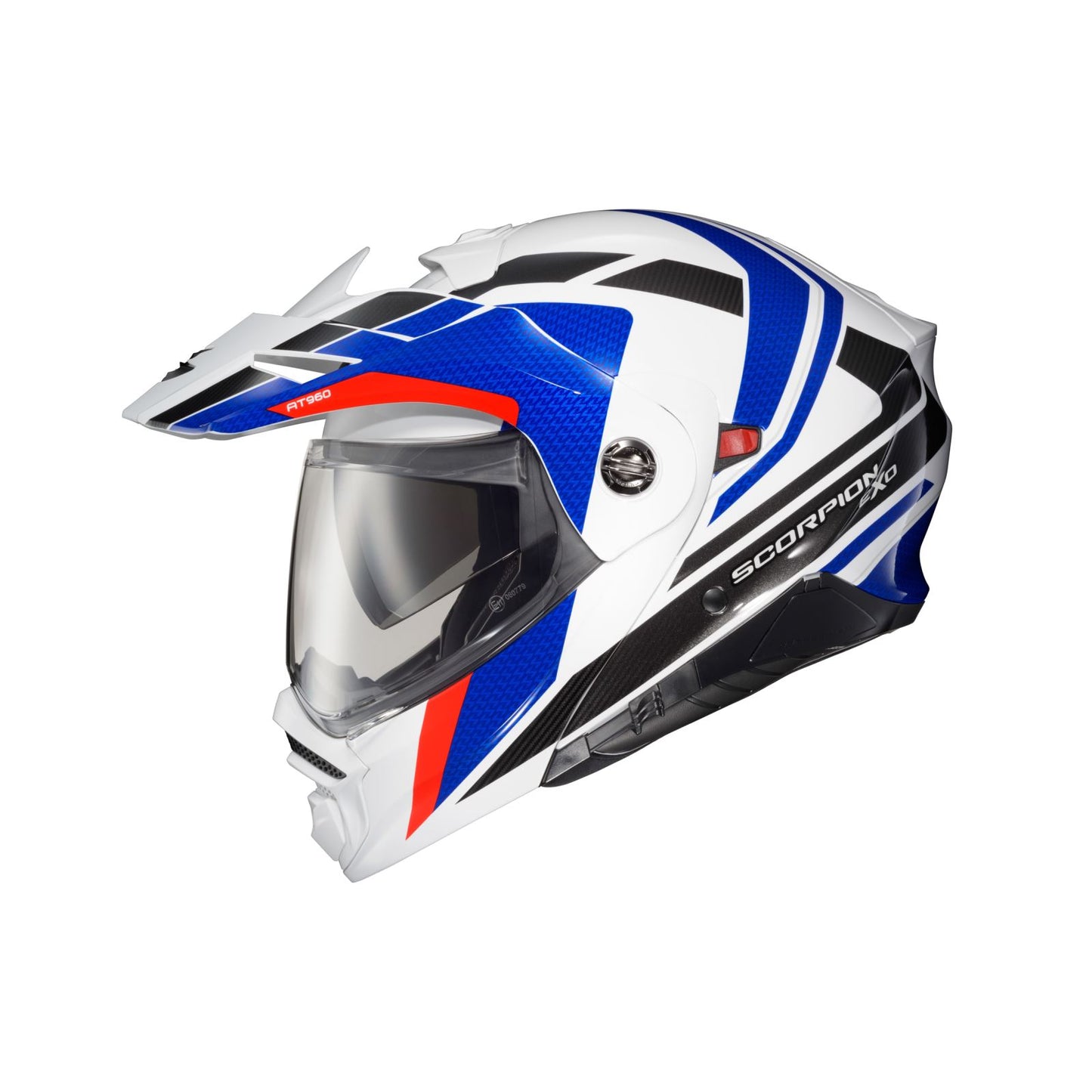ScorpionEXO Exo-AT960 Modular Helmet - Hicks White/Blue - XL [MPN: 96-1166]_1154855
