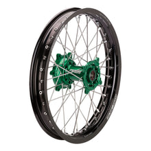 Moose Offroad SX-1 Complete Wheel - Rear - Black Wheel/Green Hub - 18" x 2.15" KR-21518BKGN_1156947