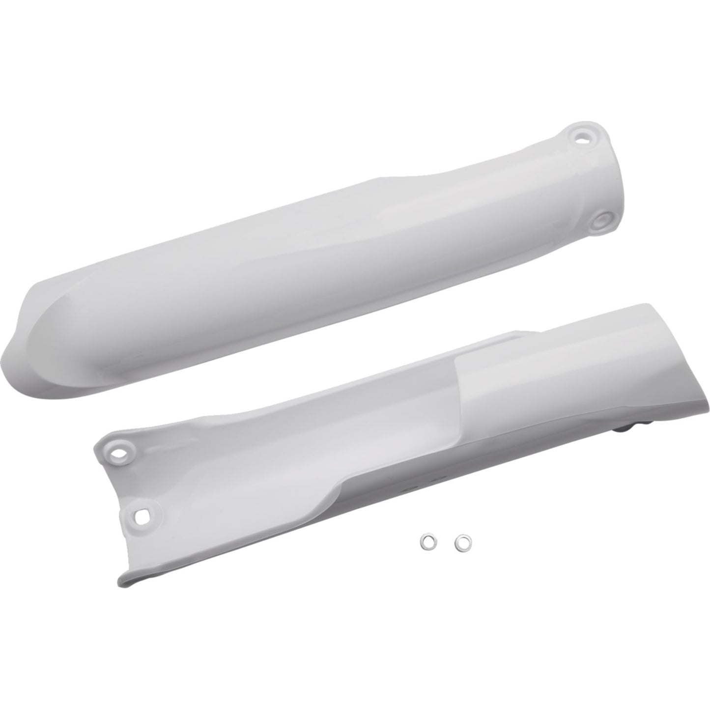 UFO Plastics Fork Slider Protectors - White for Yamaha [MPN: YA04895#046]_1378620