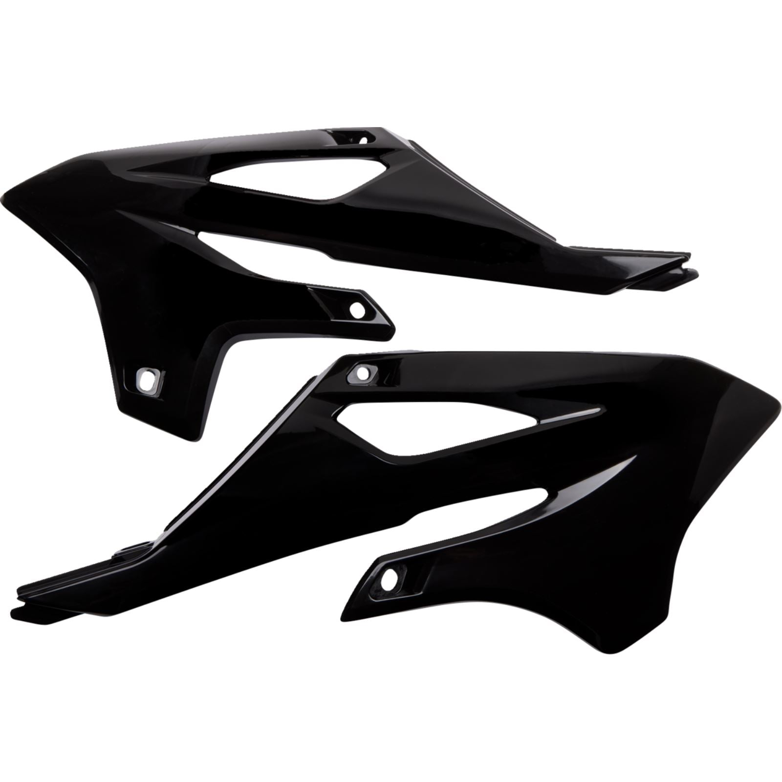 UFO Plastics Radiator Covers - Black for 2022-2024 Yamaha YZ 85 [MPN: YA04882#001]_1378627