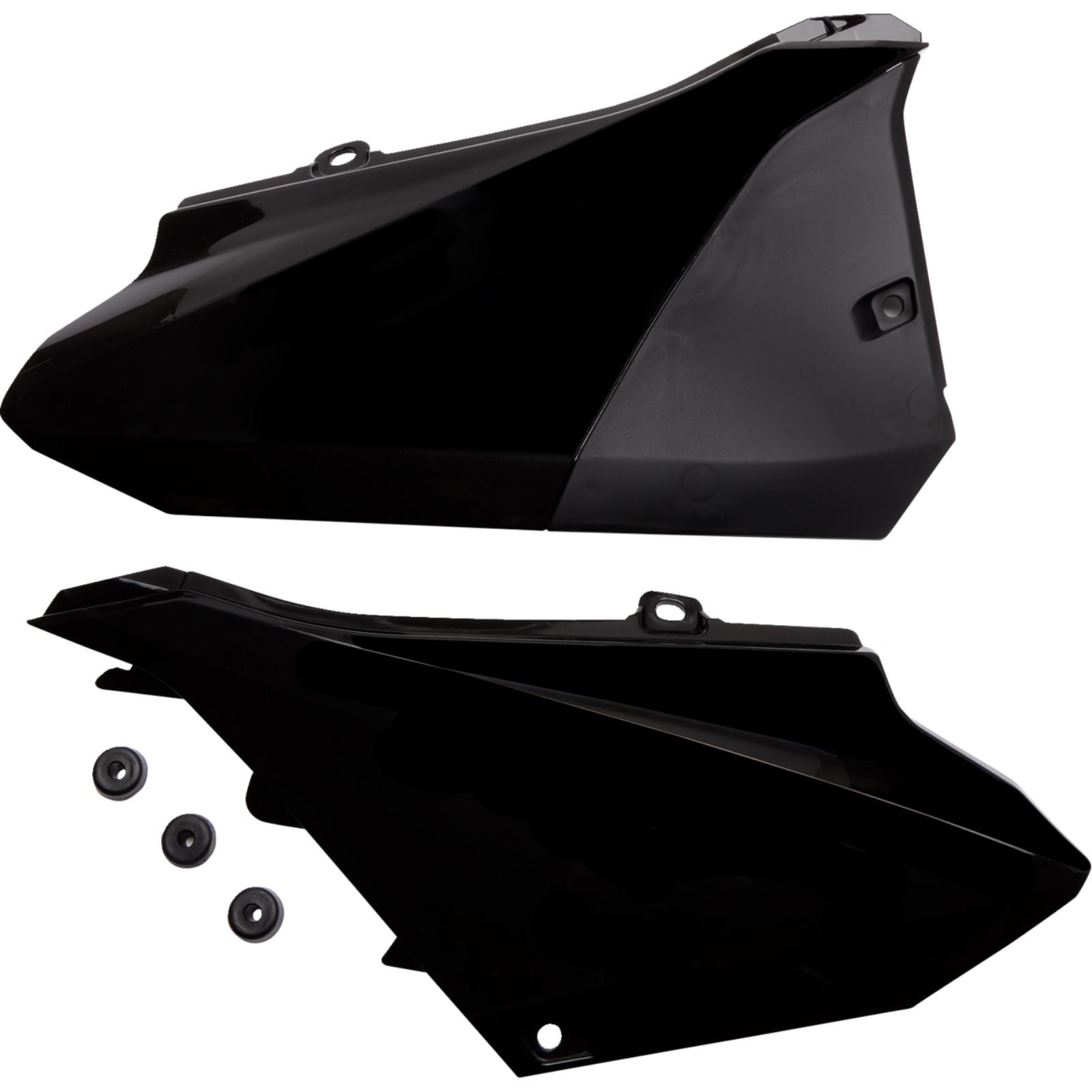 UFO Plastics Side Panels - Black for 2022-2024 Yamaha YZ 85 [MPN: YA04883#001]_1378640
