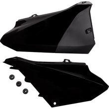 UFO Plastics Side Panels - Black for 2022-2024 Yamaha YZ 85 [MPN: YA04883#001]_1378640