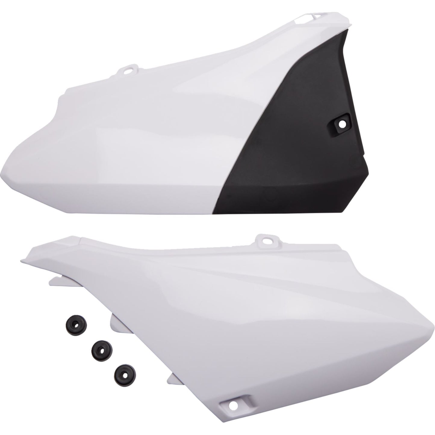 UFO Plastics Side Panels - White for 2022-2024	Yamaha YZ 85 [MPN: YA04883#046]_1378658