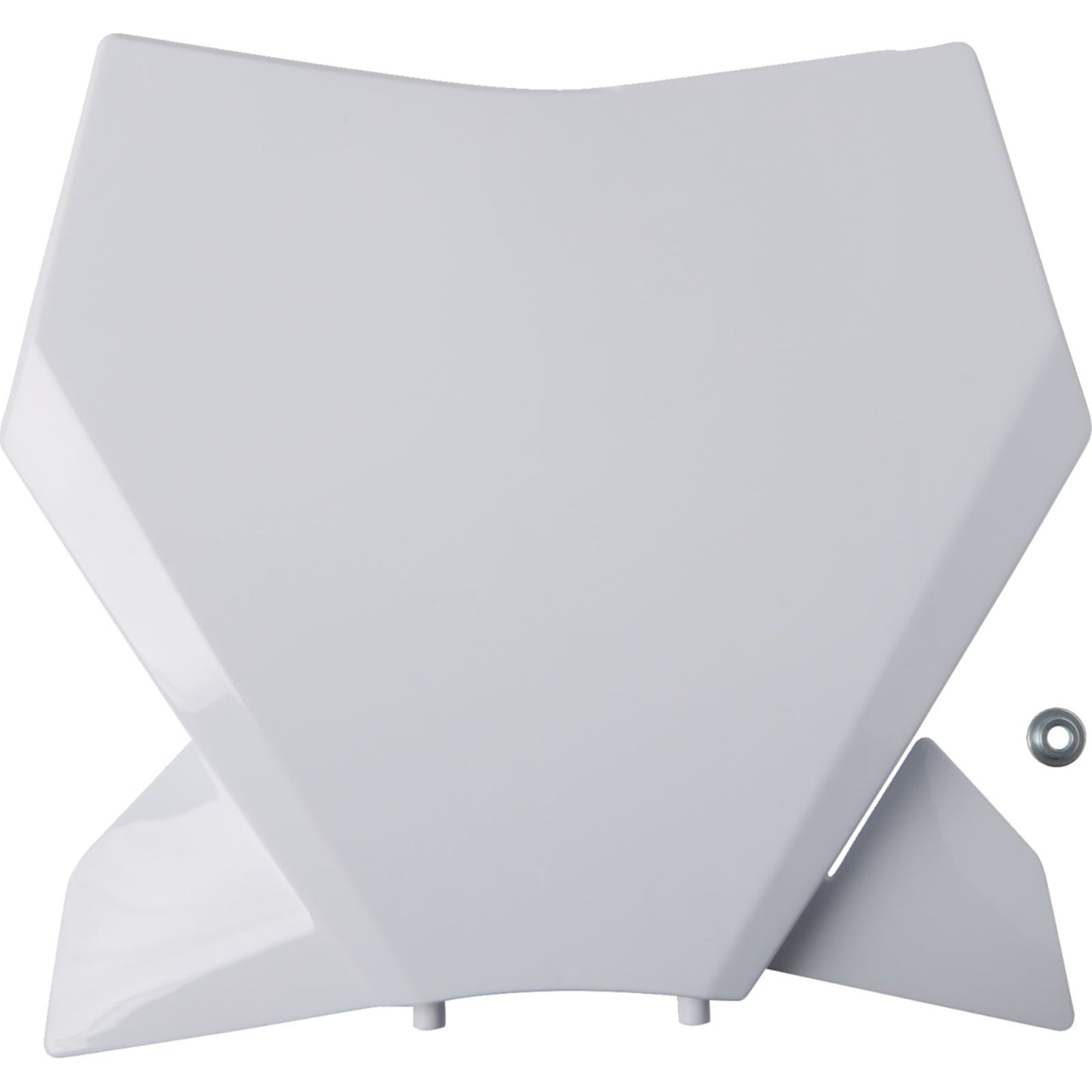 UFO Plastics Front Number Plate - White for KTM [MPN: KT05013#042]_1400198