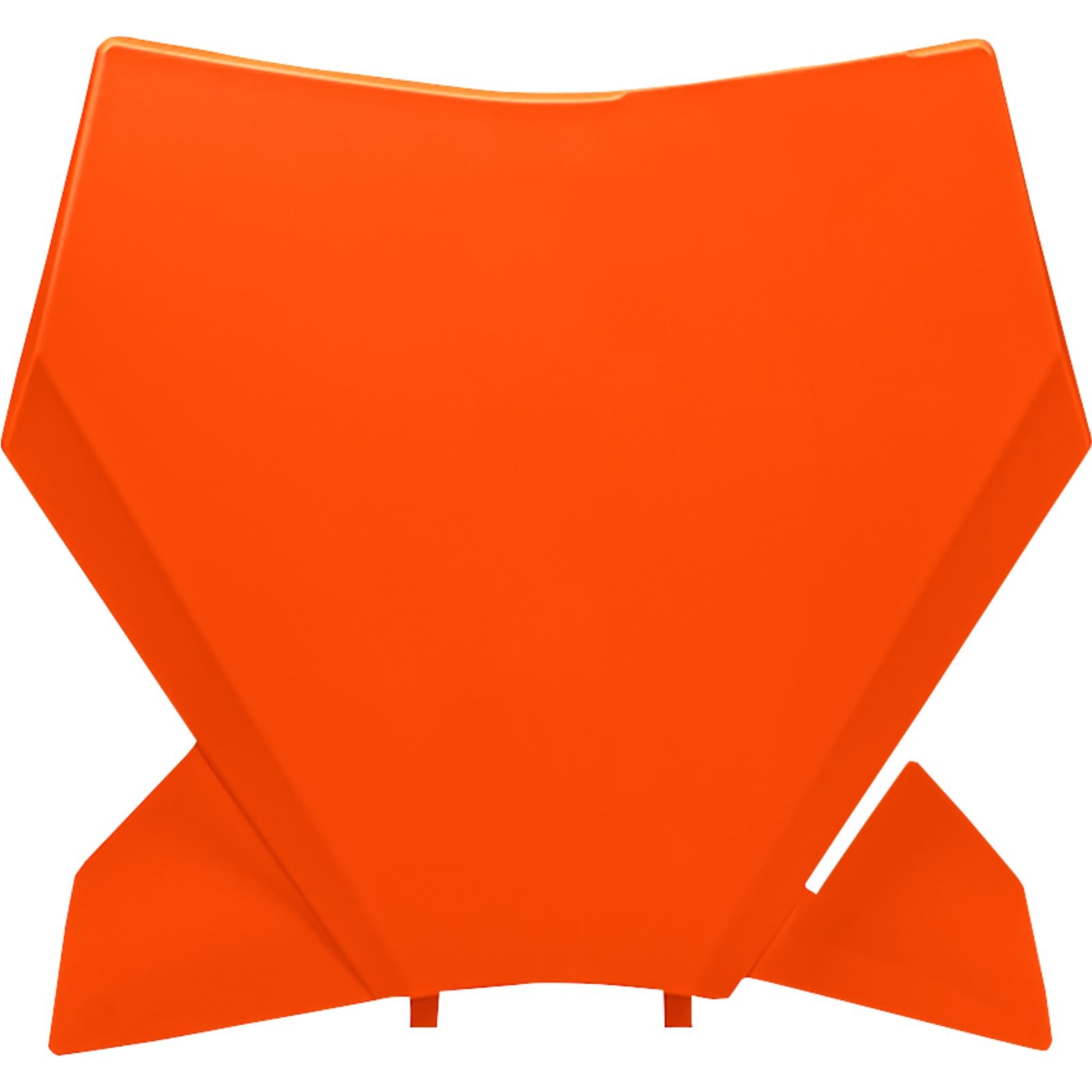 UFO Plastics Front Number Plate - Orange for KTM [MPN: KT05013#127]_1155123